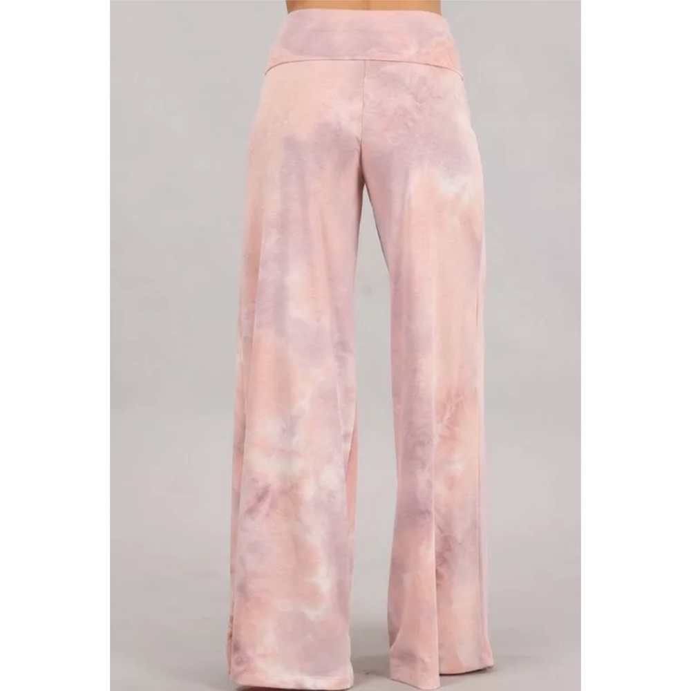 SOLD OUT Lilac Mauve Wide Leg Relaxed Palazzo Lounge Pants - Picture 4 of 6